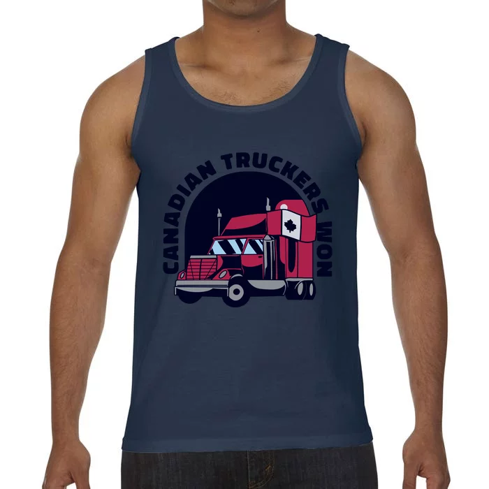 Canadian Truckers Won Freedom Convoy Comfort Colors® Tank Top