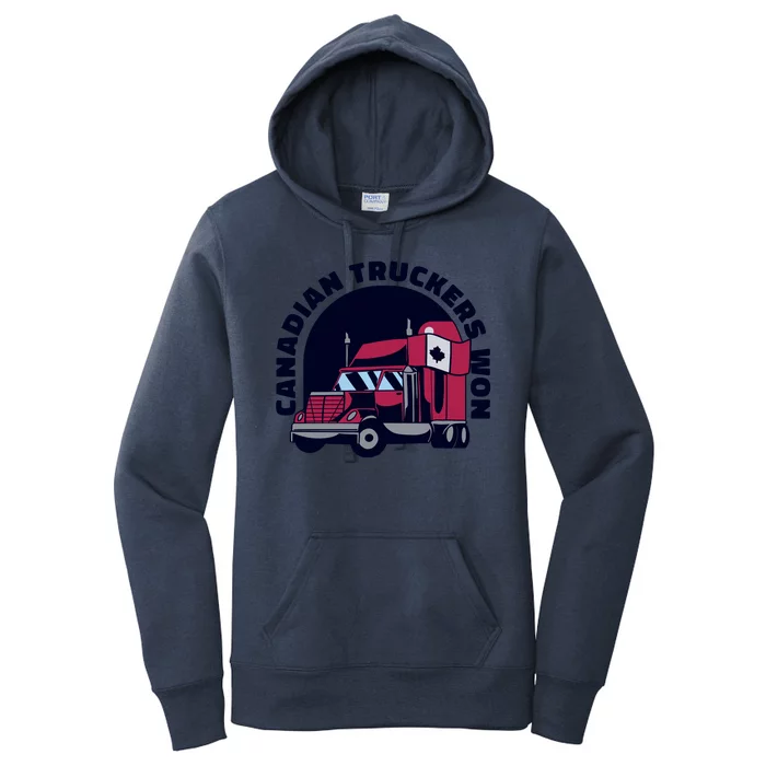 Canadian Truckers Won Freedom Convoy Women's Pullover Hoodie