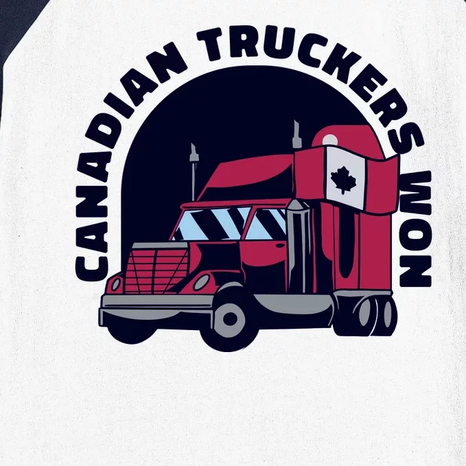 Canadian Truckers Won Freedom Convoy Baseball Sleeve Shirt