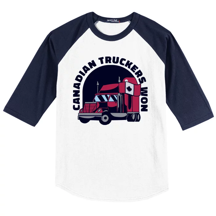 Canadian Truckers Won Freedom Convoy Baseball Sleeve Shirt