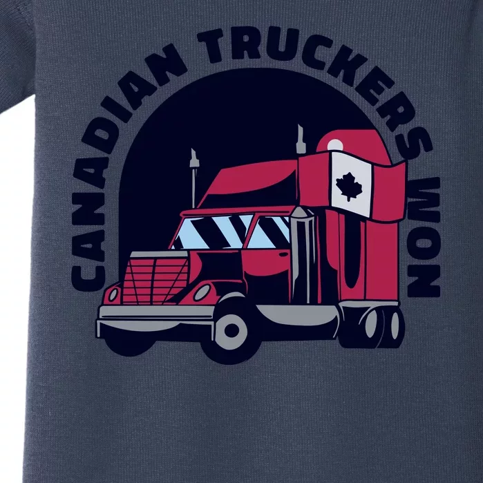 Canadian Truckers Won Freedom Convoy Baby Bodysuit