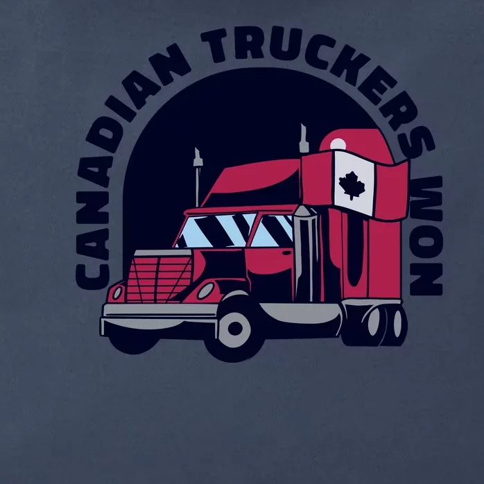 Canadian Truckers Won Freedom Convoy Zip Tote Bag