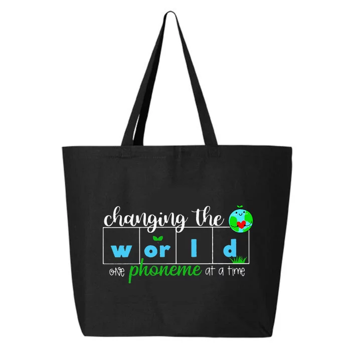 Changing The World One Phoneme At A Time Teacher 25L Jumbo Tote