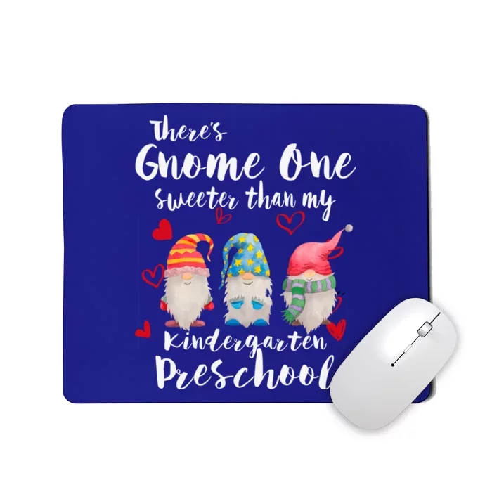 Cute Three Wise Gnomes Valentine's Day Preschool Teacher Gift Mousepad