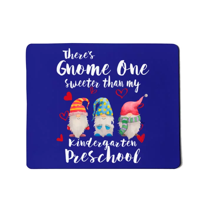 Cute Three Wise Gnomes Valentine's Day Preschool Teacher Gift Mousepad