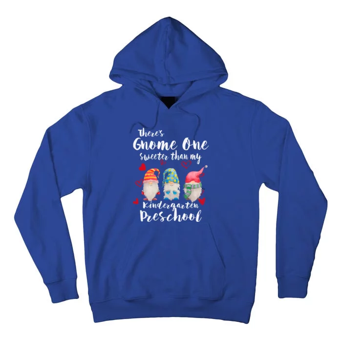 Cute Three Wise Gnomes Valentine's Day Preschool Teacher Gift Tall Hoodie