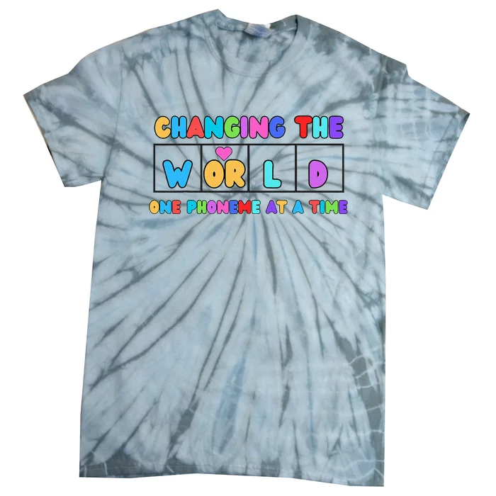 Changing The World One Phoneme At A Time Tie-Dye T-Shirt