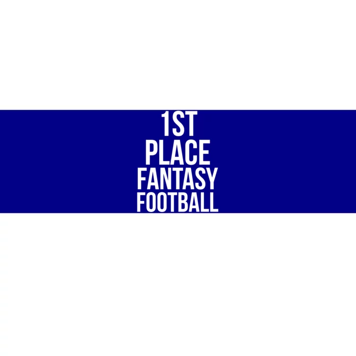 Championship Trophy Winner Item 1st Place Fantasy Football Gift Bumper Sticker