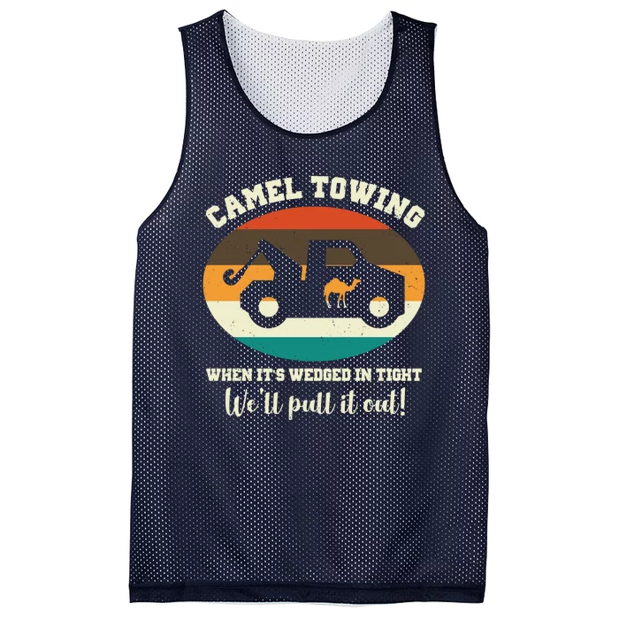 Camel Towing When It's Wedged In Tight We'll Pull It Out Mesh Reversible Basketball Jersey Tank