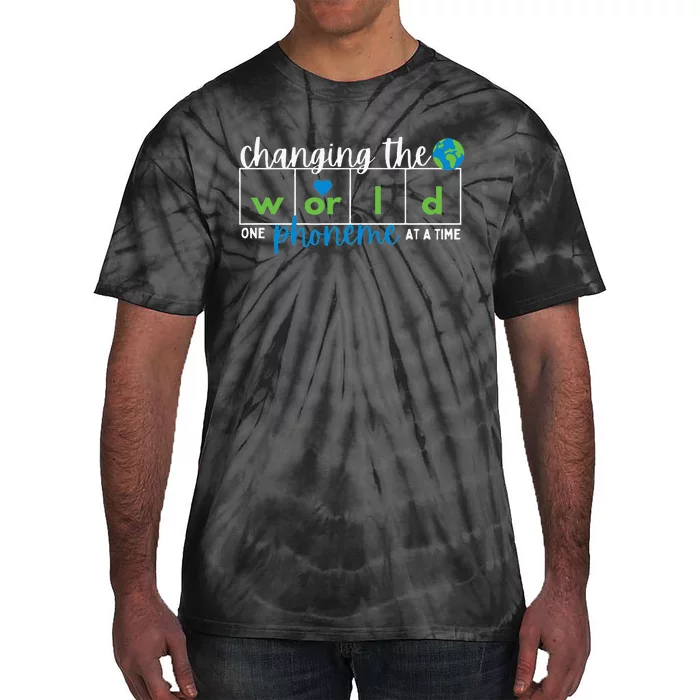 Changing The World One Phoneme At A Time Tie-Dye T-Shirt