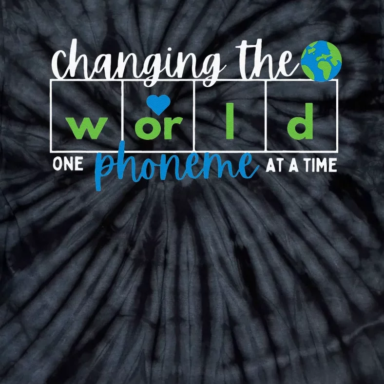 Changing The World One Phoneme At A Time Tie-Dye T-Shirt