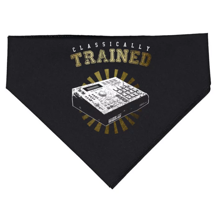 Classically Trained With Akai Mpc 2000 Gift USA-Made Doggie Bandana