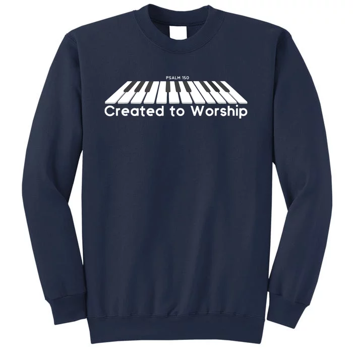 Created To Worship Piano Christian Shirts Sweatshirt