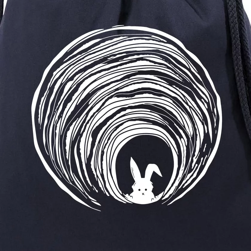 Conspiracy Theories With Rabbit Drawstring Bag