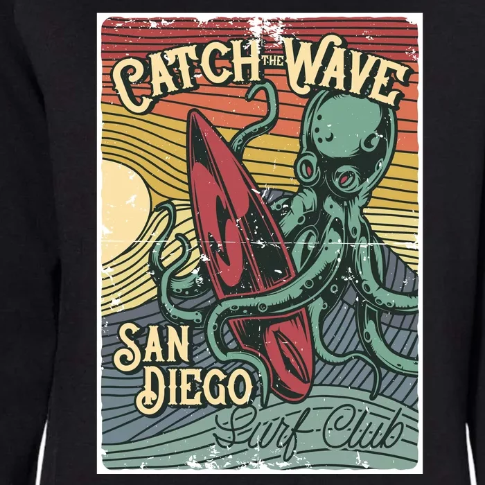 Catch The Wave San Diego Womens California Wash Sweatshirt