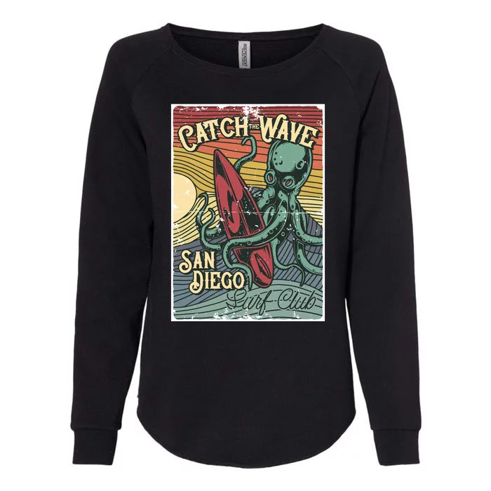 Catch The Wave San Diego Womens California Wash Sweatshirt