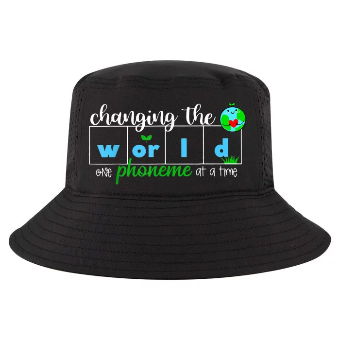 Changing The World One Phoneme At A Time Teacher Cool Comfort Performance Bucket Hat