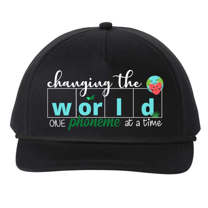 Changing The World One Phoneme At A Time Cute Snapback Five-Panel Rope Hat