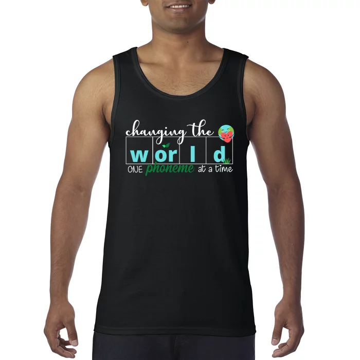 Changing The World One Phoneme At A Time Cute Tank Top