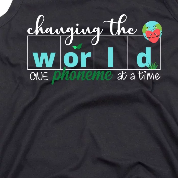 Changing The World One Phoneme At A Time Cute Tank Top