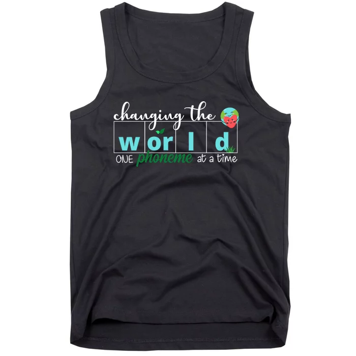 Changing The World One Phoneme At A Time Cute Tank Top