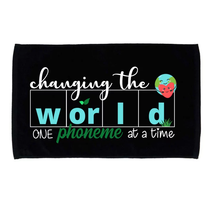 Changing The World One Phoneme At A Time Cute Microfiber Hand Towel