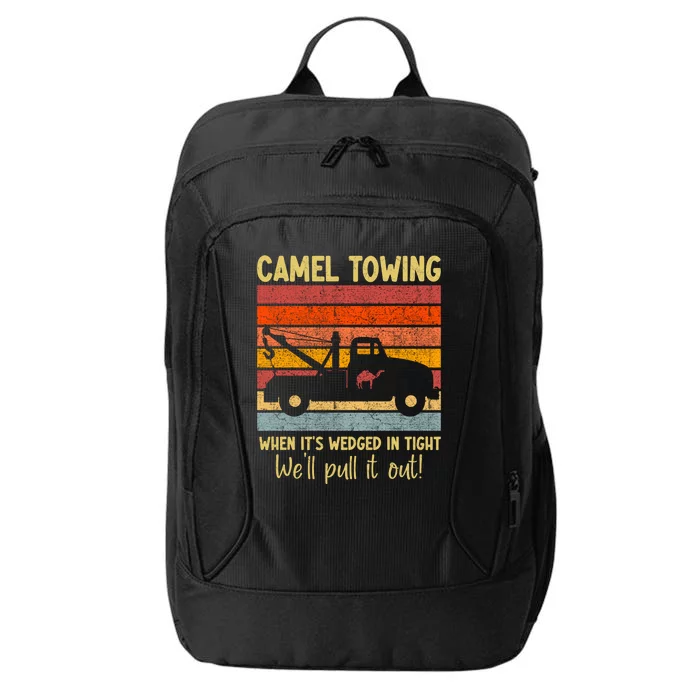 Camel Towing When It's Wedged In Tight Funny City Backpack