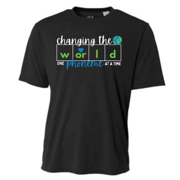 Changing The World One Phoneme At A Time Cooling Performance Crew T-Shirt