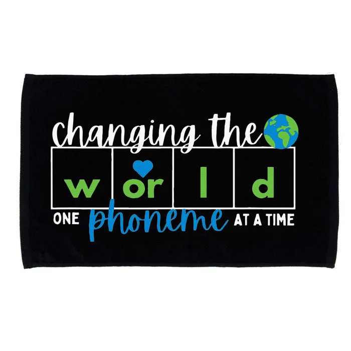 Changing The World One Phoneme At A Time Microfiber Hand Towel