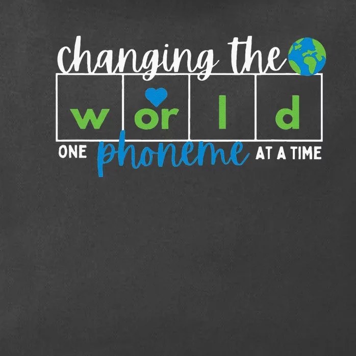 Changing The World One Phoneme At A Time Zip Tote Bag