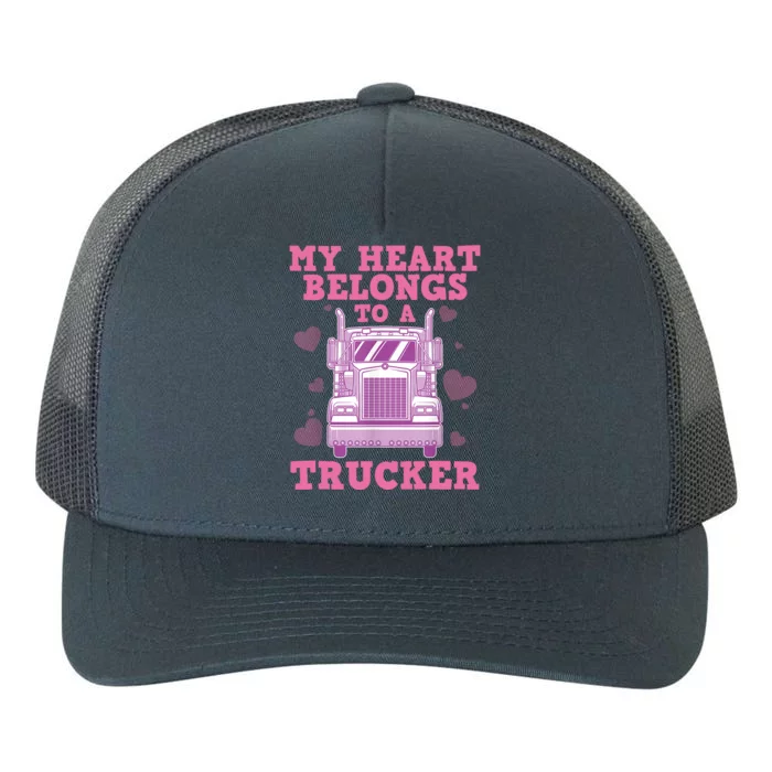 Cool Truckers Wife Gift For Wo Funny Truck Driver Girl Yupoong Adult 5-Panel Trucker Hat