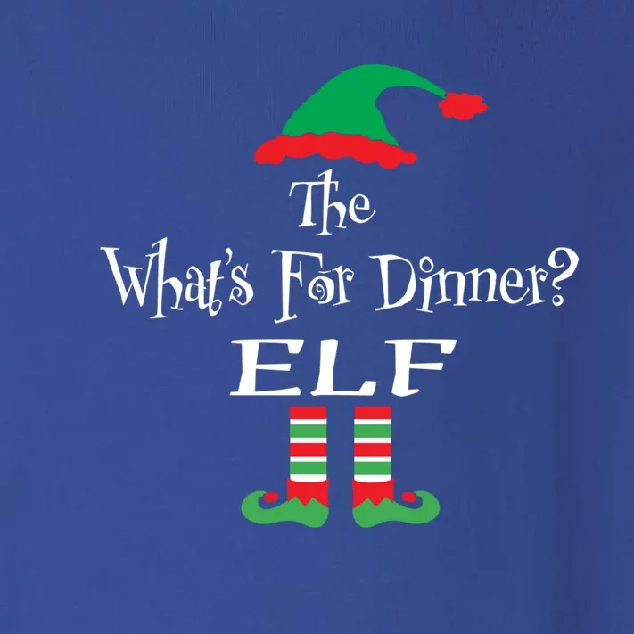 Christmas The WhatS For Dinner Elf Hoody Matching Family Gift Toddler Long Sleeve Shirt