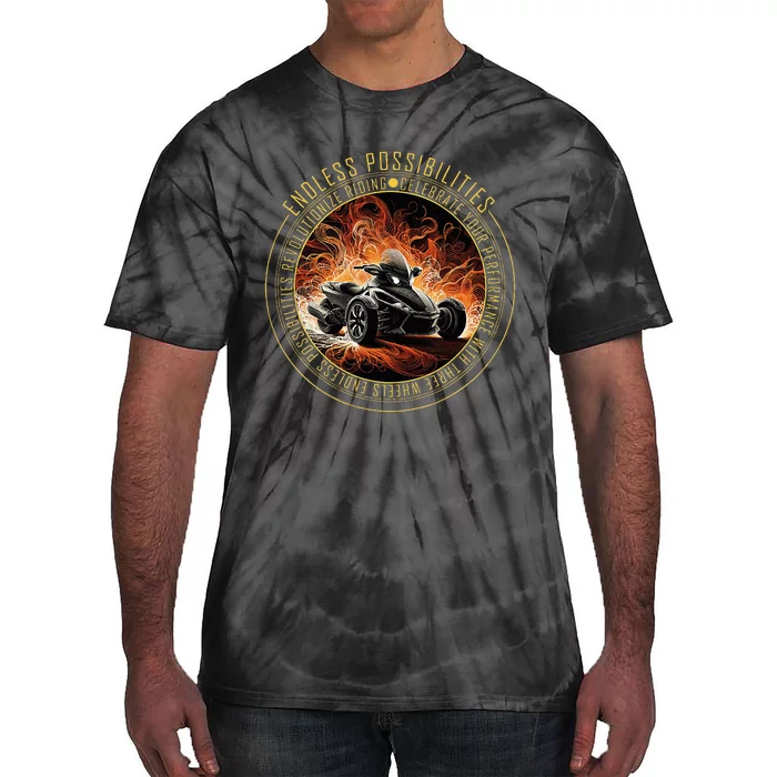 Canam Three Wheels Funny Riding Tie-Dye T-Shirt