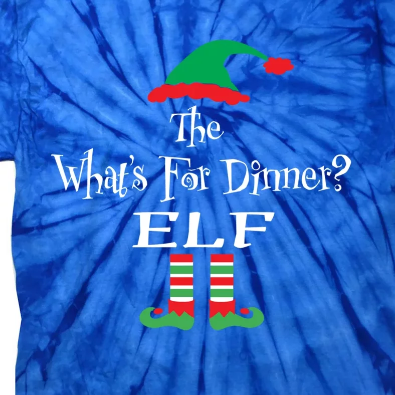 Christmas The WhatS For Dinner Elf Hoody Matching Family Gift Tie-Dye T-Shirt