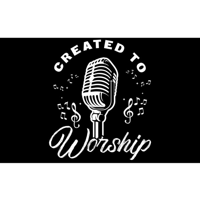 Created To Worship Gift Design For Christian God Fans Bumper Sticker