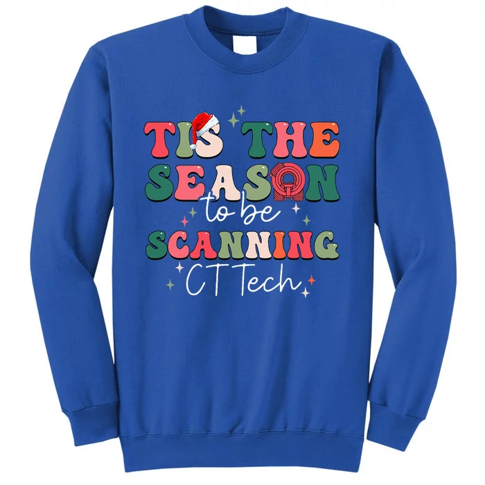 CT Technologist Xmas Tis The Season To Be Scanning CT Tech Sweatshirt