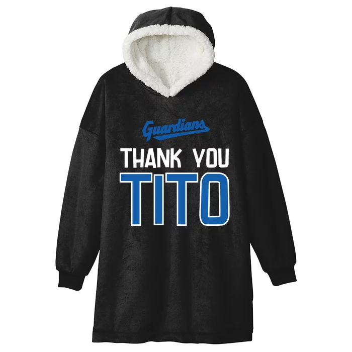 Cleveland Thank You Titoo Hooded Wearable Blanket