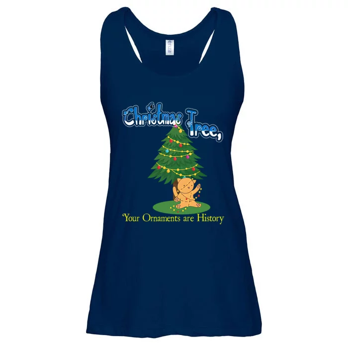 Christmas Tree Your Ornaments Are Ladies Essential Flowy Tank