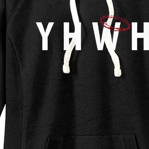 Crown Thorns Yhwh Yahweh Christian Jesus Salvation Women's Fleece Hoodie