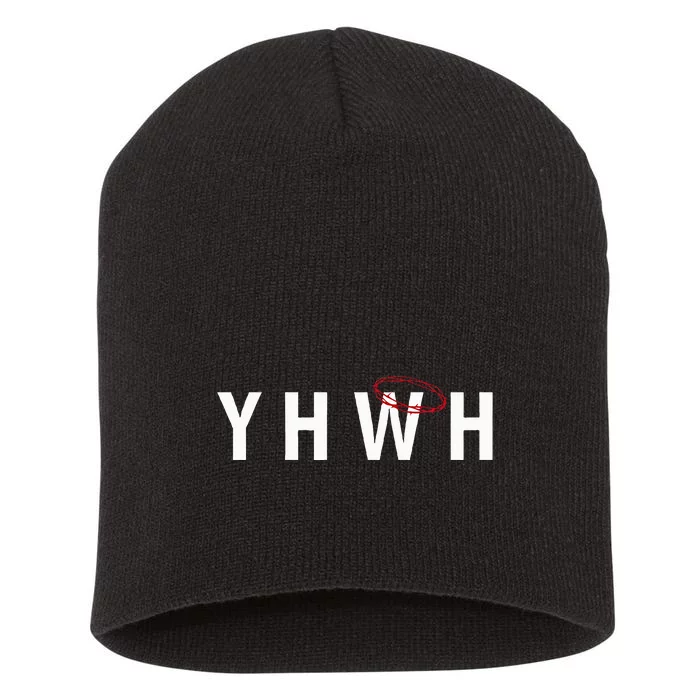 Crown Thorns Yhwh Yahweh Christian Jesus Salvation Short Acrylic Beanie