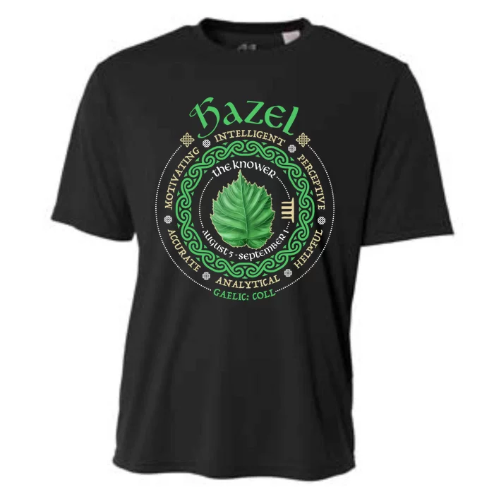 Celtic Tree Zodiac Druid Ogham Astrology Hazel Gift Cooling Performance Crew T-Shirt