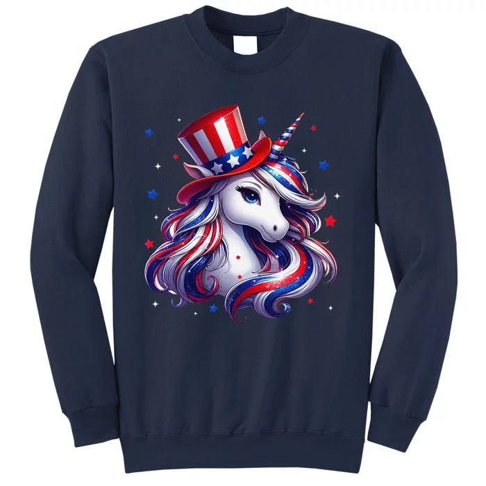 Cute Unicorn 4th Of July American Sweatshirt