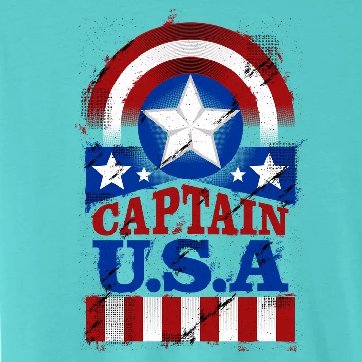 Captain USA American Flag ChromaSoft Performance T-Shirt