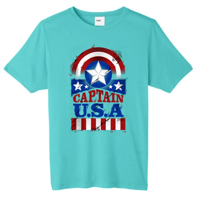 Captain USA American Flag ChromaSoft Performance T-Shirt