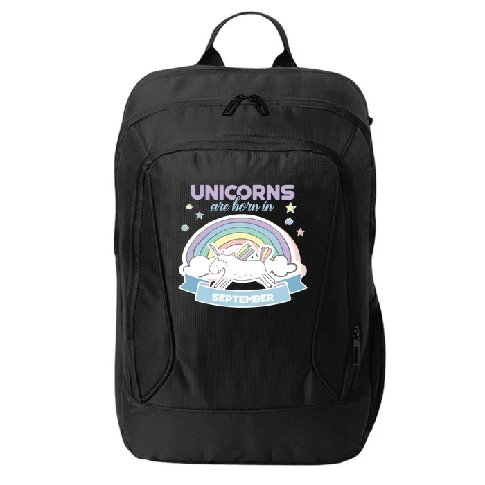 Cute Unicorns Are Born In September Meaningful Gift City Backpack