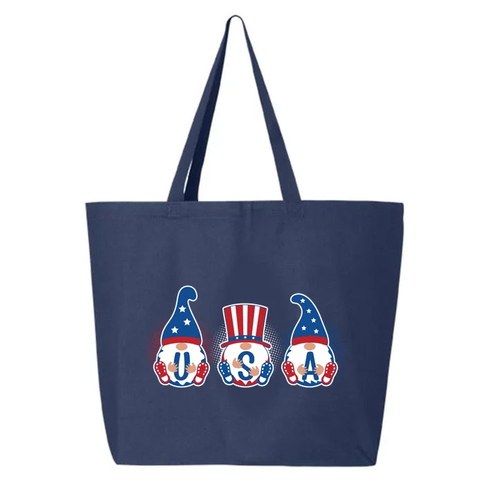 Cute USA American Gnomes 25L Jumbo Tote