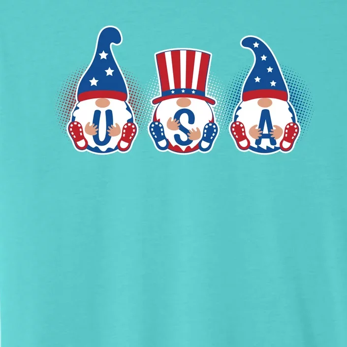 Cute USA American Gnomes ChromaSoft Performance T-Shirt