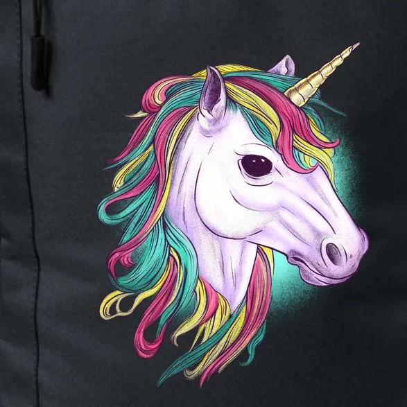 Colorful Unicorn Art Drawing Daily Commute Backpack