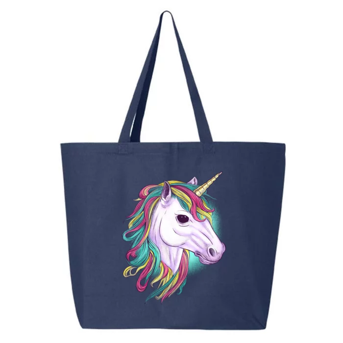 Colorful Unicorn Art Drawing 25L Jumbo Tote