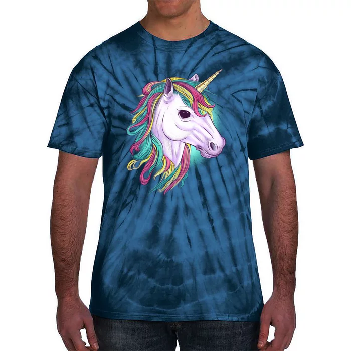 Colorful Unicorn Art Drawing Tie-Dye T-Shirt